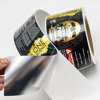 Etiqueta de Vinilo Personalizada con Laminación Brillante para Botellas de Aderezos y Especias en Rollo