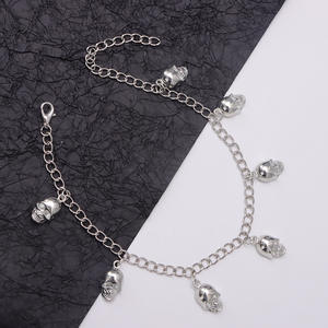 Martin <b>Boot</b> <b>Chain</b> Skull Pendant Metal <b>Chain</b> Accessory Round Toe Rubber Outsole Fashion Trend Yiwu Origin Sp-803 - Product Image 3