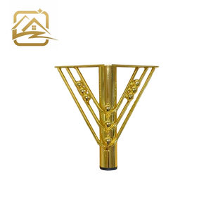 <b>sofa</b> leg factory Multiple heights gold wire leg with beads metal <b>sofa</b> legs iron furniture legs durable for <b>sofa</b> <b>bed</b> and cabinet - Product Image 1