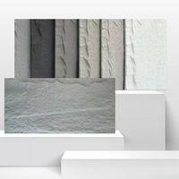 Panneau mural en pierre PU imperméable et anti-moisissure, couleurs personnalisées, pour villa, bureau, maison