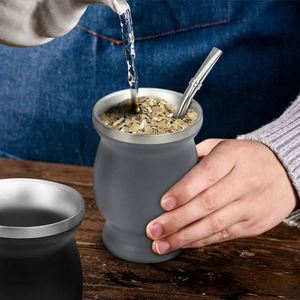 Taza de Café de Acero Inoxidable de 8 oz en Oferta, Taza para Beber Yerba Mate con Bombilla - Product Image 3