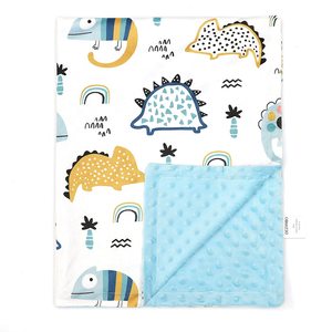 Couverture de vison en peluche 3d à pois pour bébé, motif imprimé personnalisé à bas prix pour <span class=keywords><strong>sublimation</strong></span> - Product Image 1