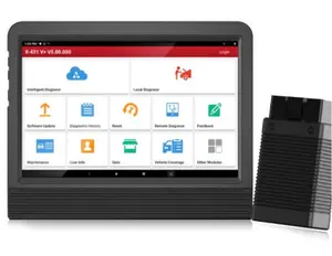 Launch alat diagnosis sistem penuh nirkabel, alat diagnosis sistem penuh nirkabel 10 inci Tablet Launch X431 V + Launch x431 V plus