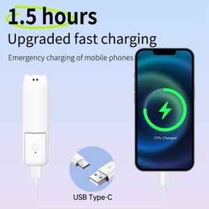 Ventilateur pliable sans lame multi-portable mini 3 en 1 rechargeable par USB, électrique, personnel, petit, de poche, pour la maison, les voyages en plein air - Product Image 5