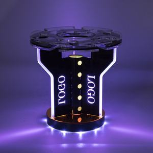 Rodnn 9A83 LED Acrílico Copa de champán Bandeja para servir Soporte de vidrio - Product Image 4