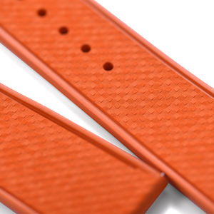 Juelong Texture FKM cinturino orologio in gomma sgancio rapido cinturino in gomma FKM 20mm 22mm - Product Image 3