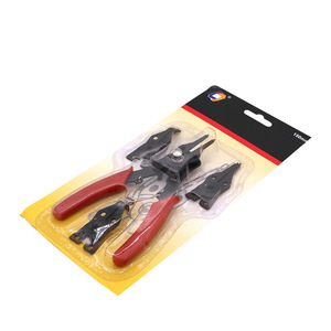 Snap Ring Pliers 1/4 In Jaw Width Internal External Retaining Ring Tool Set Replaceable Head Imperial Measurement - Product Image 2