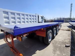 Semirremolque plataforma contenedor de bajo precio para la venta remolque plataforma contenedor remolque - Product Image 3