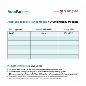 Kit de reparación de ventana delantera derecha para Ford Focus - Product Image 1