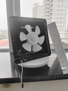 Ventilateur <span class=keywords><strong>d</strong></span>'extraction mural <span class=keywords><strong>solaire</strong></span> en plastique <span class=keywords><strong>de</strong></span> haute qualité, 10 pouces, silencieux, <span class=keywords><strong>pour</strong></span> <span class=keywords><strong>salle</strong></span> <span class=keywords><strong>de</strong></span> <span class=keywords><strong>bain</strong></span>, salon, fenêtre - Product Image 4