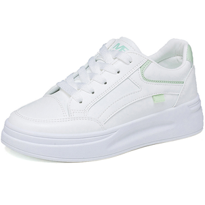 Zapatillas <span class=keywords><strong>Deportivas</strong></span> Casuales de Estilo Nuevo al por Mayor para <span class=keywords><strong>Mujer</strong></span>, Zapatillas <span class=keywords><strong>Deportivas</strong></span> Casuales para Estudiantes, Zapatillas <span class=keywords><strong>Blancas</strong></span> Versátiles con Suela Gruesa para Verano y Otoño - Product Image 2