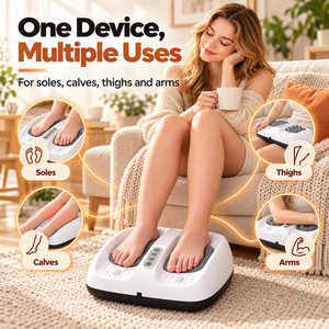 Masajeador Eléctrico de Pies y Piernas con Calor, Amasamiento y Vibración, Máquina de Masaje de Pies Portátil para Relajación en el Hogar - Product Image 4