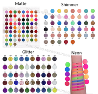 Palette de fards à paupières personnalisée DIY, fards à paupières mats, scintillants, duochrome, pailletés, choisissez vos propres couleurs