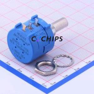 Resistencia Ajustable/Potenciómetro 3590S-2-103L (Resistencia: 10kOhm) (Precisión: 5%) (Potencia: 2W) - Product Image 1