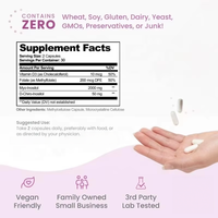 Capsules de Myo-Inositol et D-Chiro Inositol en mélange 40:1 pour femmes, complément alimentaire végétalien, certifié GMP, marque privée