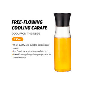 ขวดแก้วบอโรซิลิเกตขนาด800มล. พร้อมฝาที่ไหลลื่นปลอดภัยสำหรับการก่อสร้างด้วยน้ำโซดามะนาว - Product Image 2