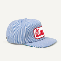 Fabricant de chapeaux, chapeau en coton ajustable personnalisé à 5 panneaux, chapeau avec logo brodé, casquette de baseball non structurée