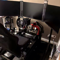 Eliminador de Bordes para Tres Monitores, Empalmador Óptico Sin Costuras, Kit Universal para Simulador de Carreras, Accesorios para Juegos