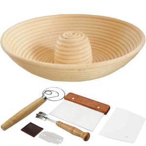 Panier à pain rond en rotin naturel à succès avec doublure en tissu pour la cuisson, panier de rangement de haute qualité - Product Image 3
