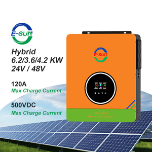 ESUN EU cấp giấy chứng nhận 6.2kW lai năng lượng mặt trời biến tần 48V DC với xây dựng trong MPPT charge <span class=keywords><strong>controller</strong></span> - Product Image 3