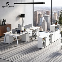 Postes de travail modernes en acier pour personnel d'hôtel et d'école SpaceUnited - Bureaux de haute qualité