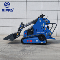 Mini-chargeuse sur pneus RIPPA RS03, machine compacte pour travaux de terrassement, agriculture, aménagement paysager