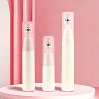15ml Plastic Verzorgingsfles voor Gezichtsverzorging, Serum, Oogcrème, Cosmetica, met Luchtdichte Pomp, Rollerball, Vibratie Massage Oogcrème Pen