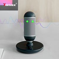 Microfono a Condensatore USB RGB da Scrivania per Gaming, Streaming, Podcast, Twitch, YouTube, Discord