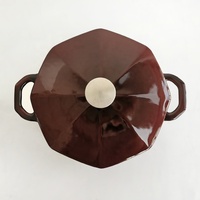 Cocotte Miniature en fonte, marmite à ragoût en émail de Majolica, Mini Cocotte en fonte, petit four français
