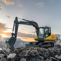 Kubota Mini ekskavator 3.5 Ton 6 ton 8ton Crawler kecil penggali Epa mesin penggalian mikro ekskavator Yanmar untuk dijual