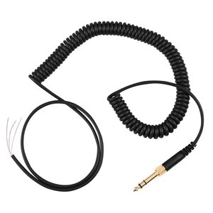 Cable de audio con resorte de extensión de 1,5 m para Beyerdynamic <span class=keywords><strong>DT</strong></span> 770/ 770Pro/ <span class=keywords><strong>990</strong></span>/ 990Pro con adaptador de 6,35 mm - Product Image 1