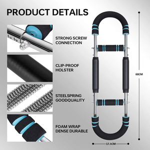 Allenatore per Braccia Twister Regolabile 65-110LBS, Attrezzo Fitness Domestico Staccabile per Uomo e Donna, per Migliorare i Muscoli del Corpo - Product Image 2