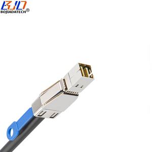 MINI SAS SFF <span class=keywords><strong>สาย</strong></span>เคเบิล<span class=keywords><strong>ต่อ</strong></span>ขยายสำหรับเซิร์ฟเวอร์ฮาร์ดดิสก์8644ตัวผู้ถึง SFF-8644 12Gbps 0.5M 1M 2M 3M 4 M 5M 6M - Product Image 4