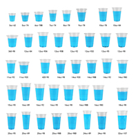 Gobelets à café jetables en PET avec logo personnalisé et couvercles sécurisés pour boissons chaudes/froides, gobelet pour boissons froides pour fêtes, événements, cafés et bureaux