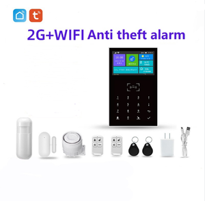 Tuya House <span class=keywords><strong>Kit</strong></span> de alarma antirrobo GSM 4G Wifi Sistema de seguridad <span class=keywords><strong>para</strong></span> el hogar con Google Alexa Control de voz Sistema antirrobo - Product Image 2