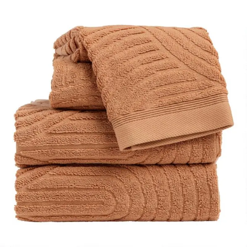Toallas de jacquard personalizadas, algodón con logo en relieve de 140 Toalla de baño para playa/gimnasio, 100% x 70cm