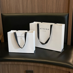 Sacchetti <span class=keywords><strong>di</strong></span> <span class=keywords><strong>Carta</strong></span> <span class=keywords><strong>di</strong></span> Lusso Personalizzati con Logo per Abbigliamento, Buste Rosa Opache per Boutique con Manici a Nastro - Product Image 5