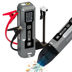 Potenciador de potencia para aspiradora, 12V, inflador portátil de neumáticos de coche, arrancador de batería, Banco de energía, arrancador de coche con Inflador de neumáticos - Product Image 1