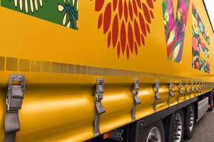 Tela recubierta de lona de PVC de alta resistencia de 900 GSM para cubierta de camión, cortina lateral, puerta enrollable rápida - Product Image 4