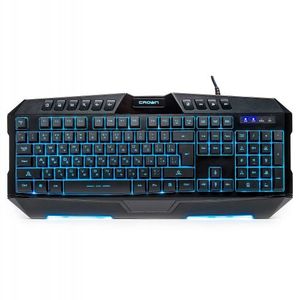 Teclado para Juegos Crown Gaming de 10 Teclas Multimedia con 7 Retroiluminaciones LED - Product Image 6