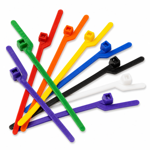 Bridas para cables desmontables a <span class=keywords><strong>mano</strong></span> sin herramientas, bridas <span class=keywords><strong>de</strong></span> sujeción <span class=keywords><strong>de</strong></span> 6 pulgadas, seguras para el hogar y cableado eléctrico, no se necesitan tijeras, 100 unidades - Product Image 6