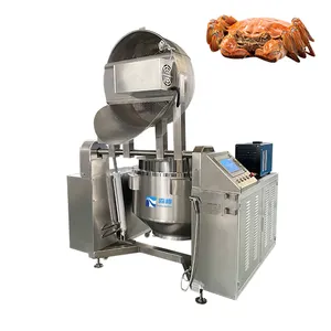 Seafood Vegetable Cooking Kettle Automatic Boiling Blanching Kettle for Restaurant