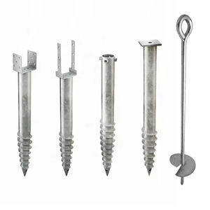 Muchos tamaños Anclaje de tierra de alta calidad Tornillo de tierra Sistemas de cimentación de pila Acero galvanizado Tornillo de pila de tierra Anclaje de tornillo de tierra - Product Image 1