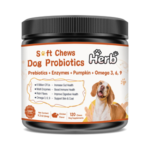 OEM ODM Private Pets Probiotics <b>for</b> <b>Dogs</b> with Prebiotics Promotes a Balanced Gut Microbiome - Boosts Immune Health Soft Chews - Product Image 1