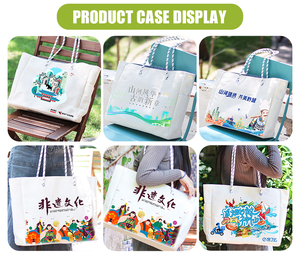 Hong'ao biểu tượng tùy chỉnh <span class=keywords><strong>Canvas</strong></span> Tote Bag với cotton xử lý công suất lớn dày túi cho thương hiệu sự kiện quà tặng sự kiện khuyến mãi - Product Image 5