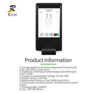 Équipement optique Optique de qualité supérieure Tableau des yeux WB-1112 Tableau visuel Boîte à lumière <span class=keywords><strong>Machine</strong></span> de <span class=keywords><strong>test</strong></span> des yeux - Product Image 3