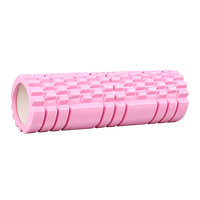 Venta al por mayor rodillos de espuma de Yoga de rejilla de alta densidad 33cm 45cm EVA + rodillo de masaje de material PVC Premium para ejercicio
