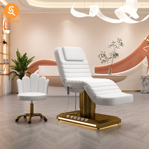 Lit de beauté électrique moderne à 3 moteurs en cuir synthétique, réglable et multifonctionnel pour usage commercial - Product Image 2