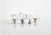 Flacon diffuseur à roseaux en verre transparent créatif moderne de 50 ml, 100 ml, 150 ml, 200 ml, flacon de parfum transparent épais vide avec couvercles