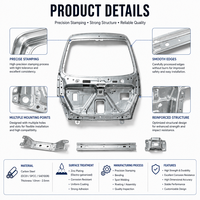 Pièces de tôlerie automobiles sur mesure / Supports de hayon et de renfort de voiture OEM / Service de fabrication par soudage